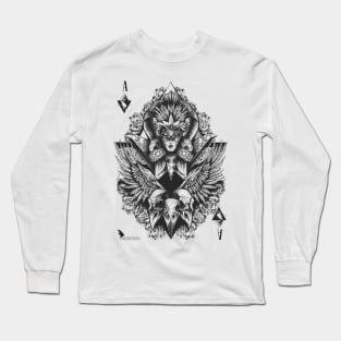 Jester Of Diamonds Long Sleeve T-Shirt